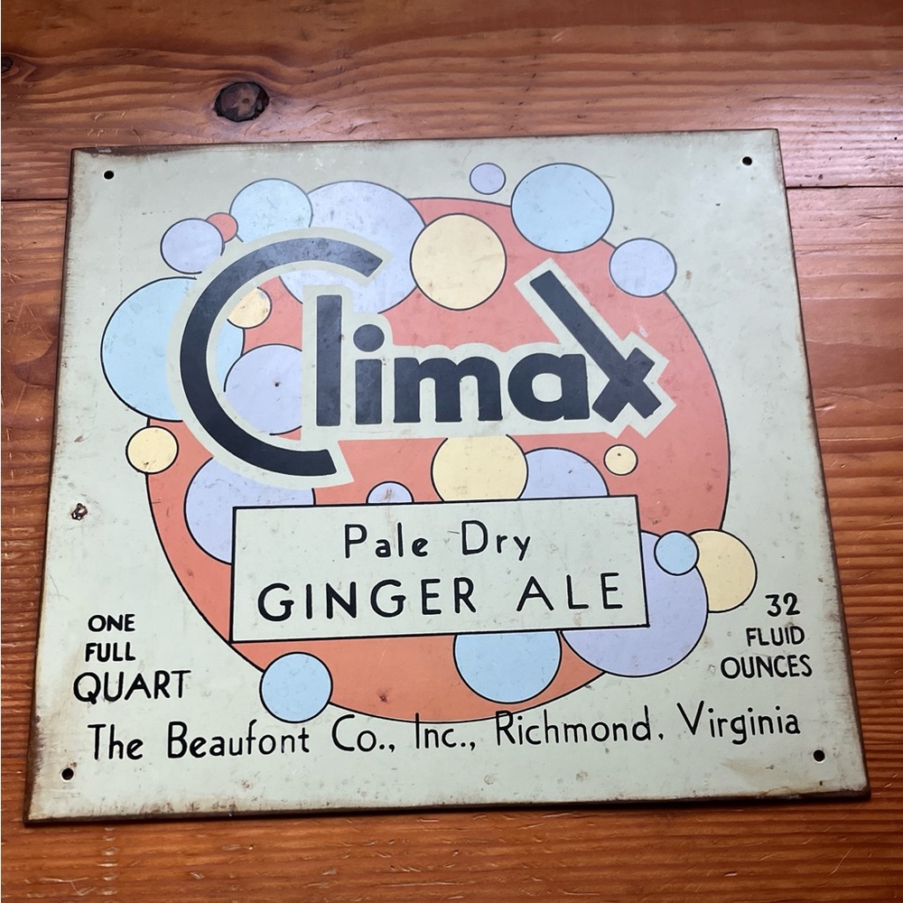 Vintage tin sign - Picture 1 of 1